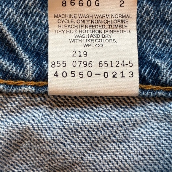 Vintage 90s Levi’s 550 Orange Tab Jeans W36 L36 Relaxed Fit Tapered Leg Grunge - Picture 5 of 15